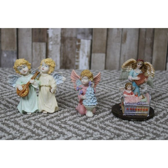 Lot of 3 Vintage Linda Grayson Angels - Picture 1 of 7